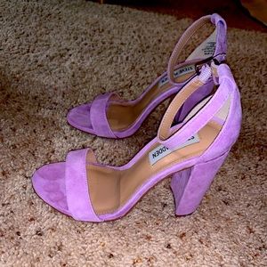 Steve Madden Purple Suede Heels